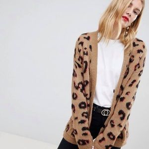 ASOS leopard print cardigan